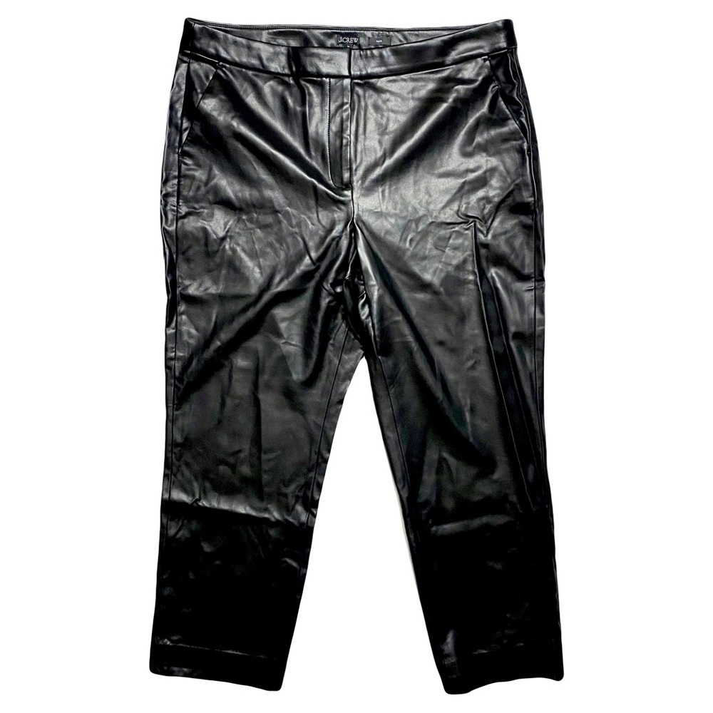 J. Crew Kate Faux Leather Pants Size 16